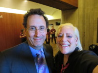 Author, Playwright, Genius of our times, Hero of the Theatre, Tony Kushner with SKY Palkowitz.