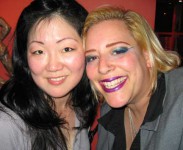 Sky and Margaret Cho. Two funny chicks backstage at The Grounds in Hollywood after a show with the Gay Mafia.